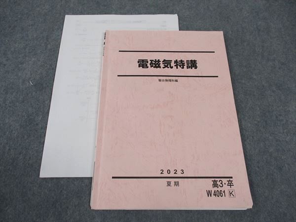 駿台 電磁気特講 高井隼人 駿台電磁気特講2022夏期 高井隼人先生の板書とプリント付き
