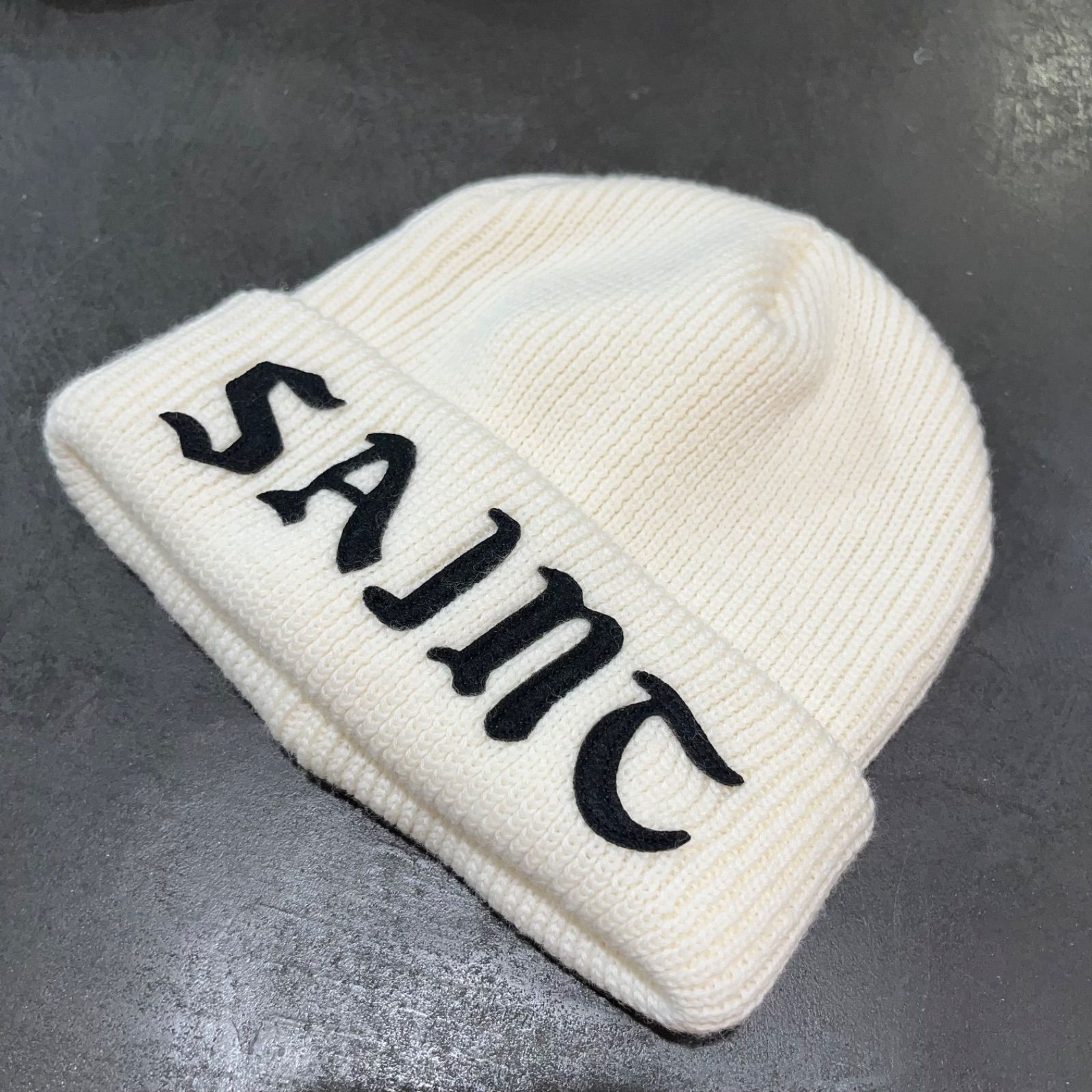 セントマイケル　saint ホワイトニット帽 セントマイケル SAINT Mxxxxxx SAINT Knit Cap （White） 通販