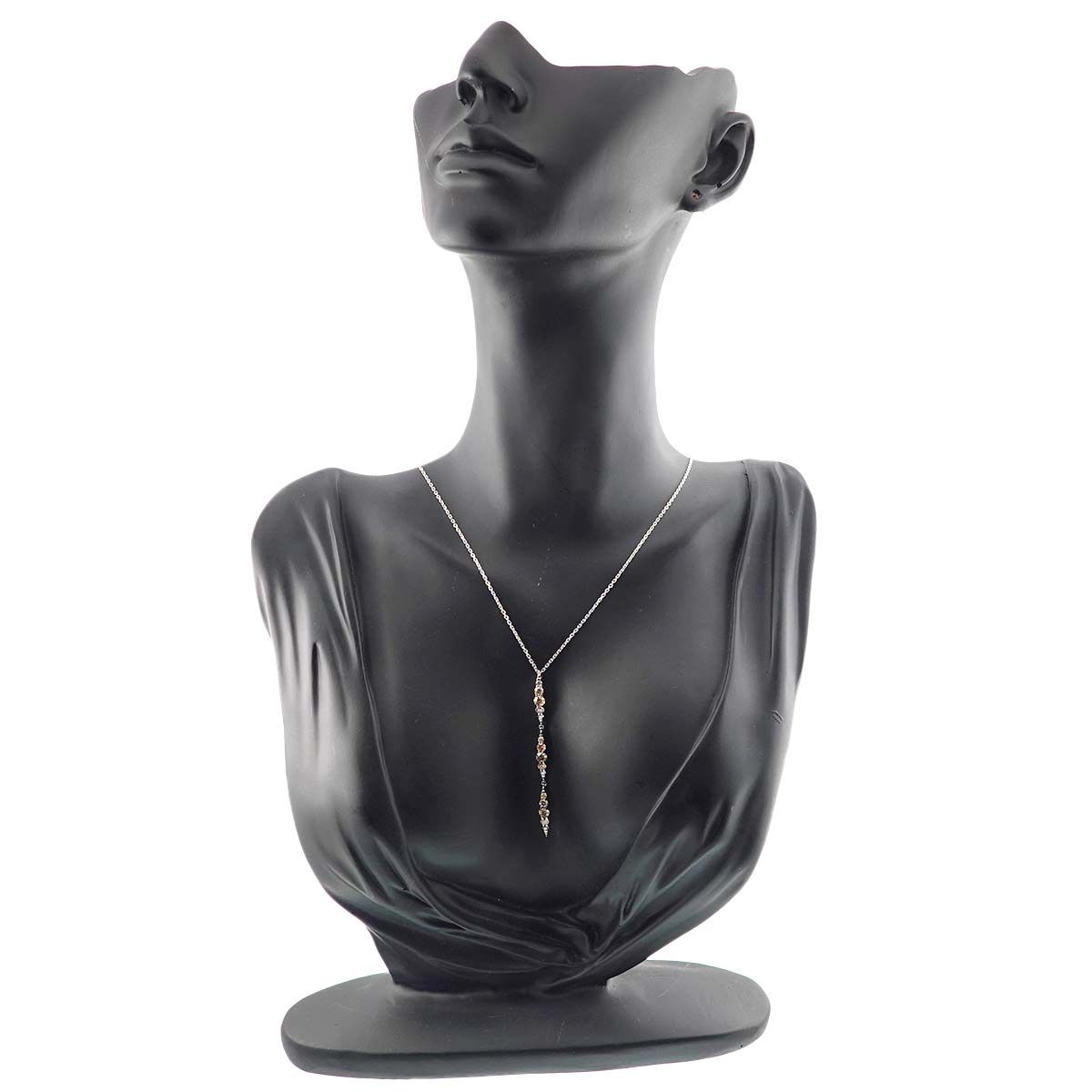 カシケイ KASHIKEY ネイキッド ブラウンダイヤ 1.10ct ネックレス 45cm  