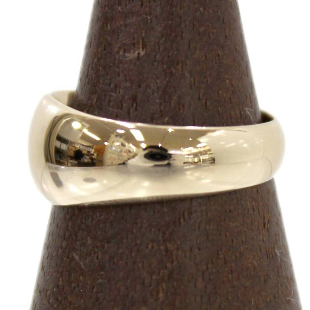 K18/18金 月形甲丸 リング 11号 7.2g シンプル指輪 FS 磨き仕上げ品 A