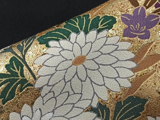 平和屋着物□豪華黒留袖 作家物 駒刺繍 御所車花文 金銀彩