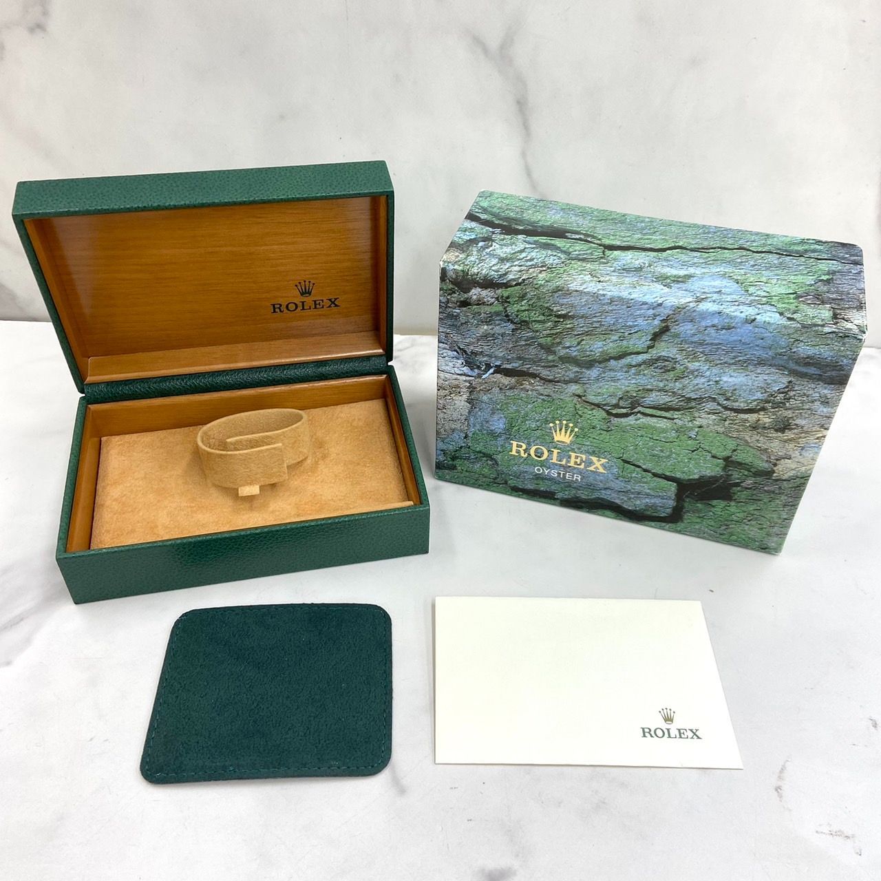 ロレックス 空箱 グリーン 付属品なし 中古品 221125RO15  