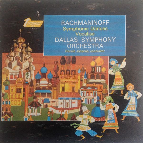 米LP Sergei Vasilyevich Rachmaninof Symphonic Dances | Vocalise TV34145S Turnabout |00260