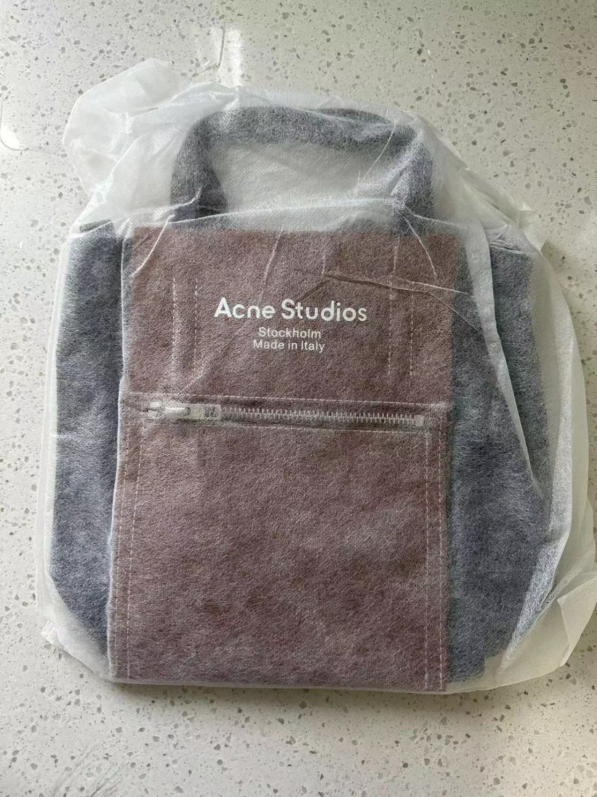 Acne Studios アクネストゥディオズ 2way グローサリーバッグ ブラウン  
