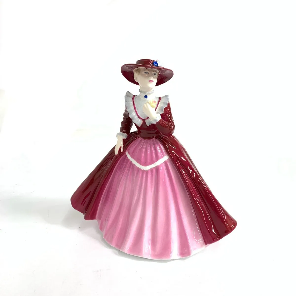 コールポート陶器人形　　フィギュリン コールポート（coalport）マリーアントワネットの陶磁器人形