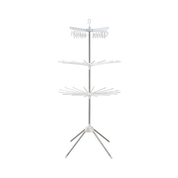 まとめ 天馬 ポーリッシュ組立式スタンド物干しパラソル型3段 PS-10K 1台 ×2セット