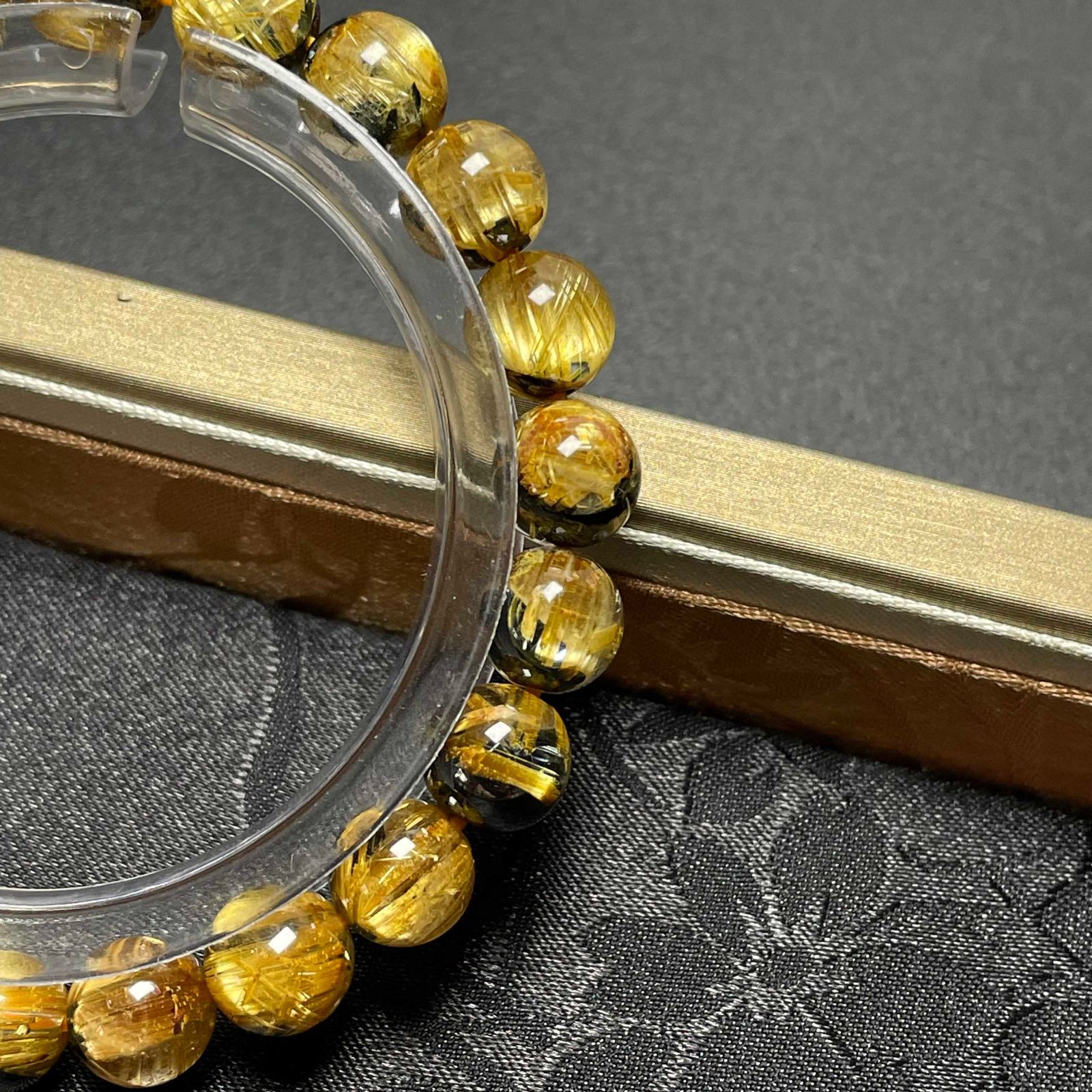 レア EU製 ☆太陽花タイチンルチル☆黄金針水晶 金運 開運