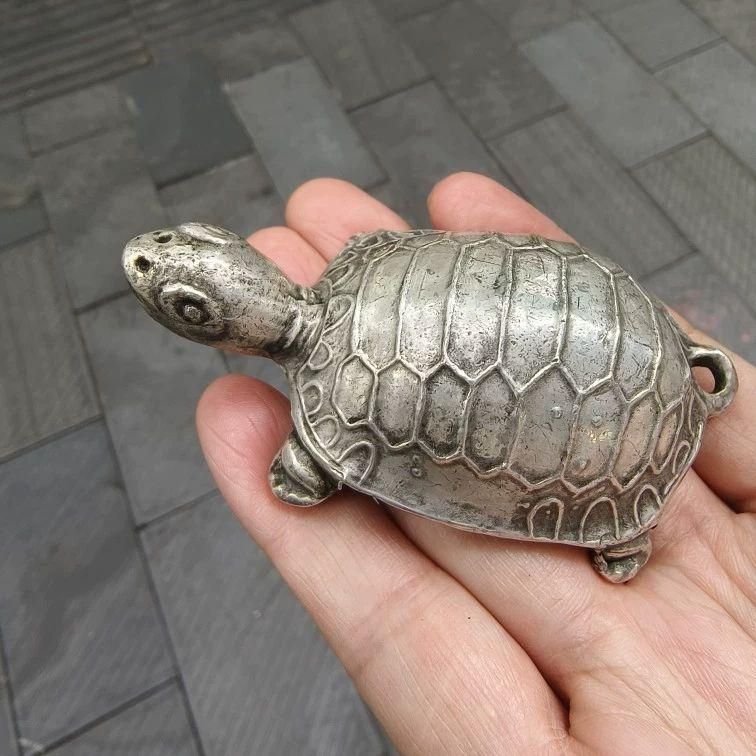 銅 細工 茶道具 招財進宝 納福 長寿亀 茶台茶寵 装飾品 工芸品