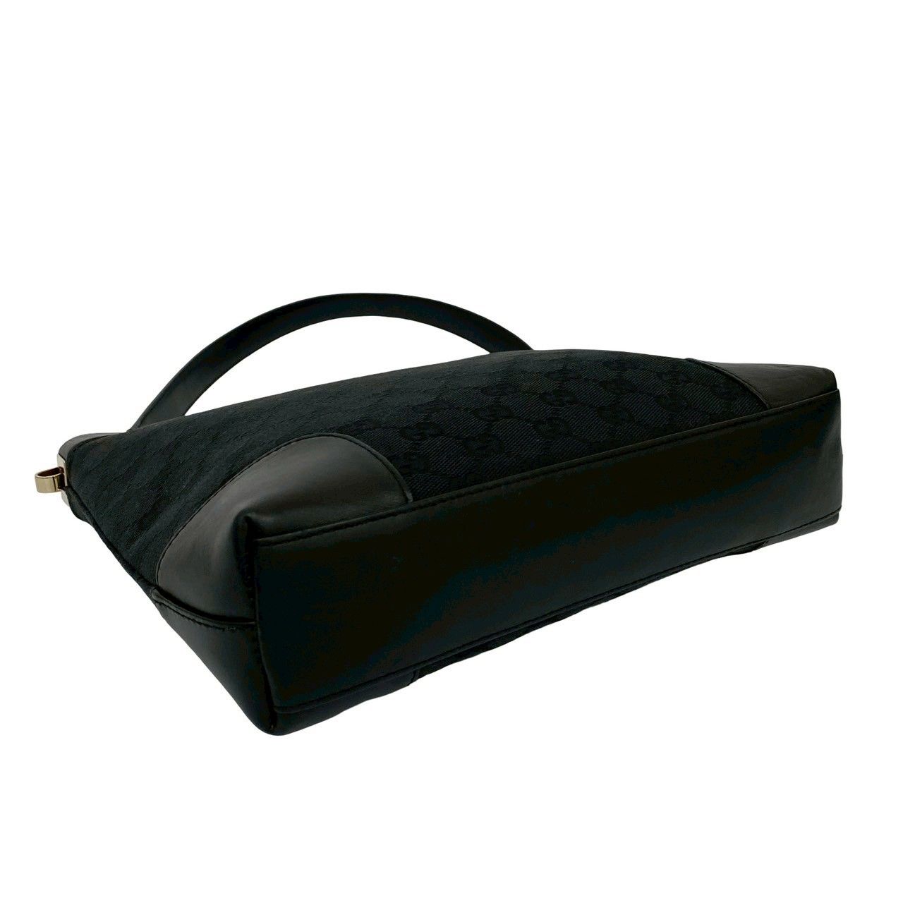 r70【極美品】保存袋付　グッチ　GGキャンバス　レザー　ショルダーバッグ GUCCI - r70【極美品】保存袋付 グッチ GGキャンバス レザー