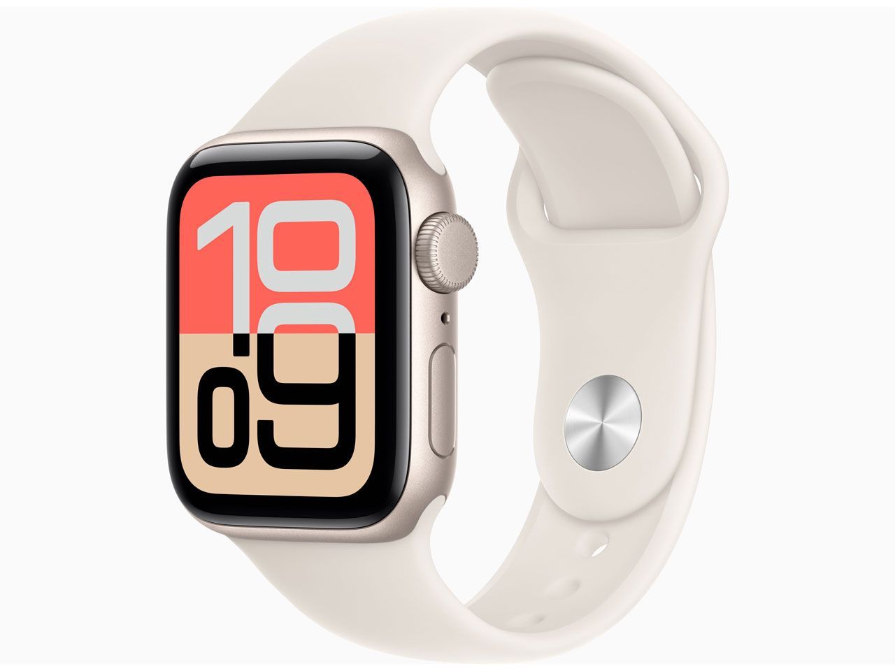 2715 未開封 アップル アップルウォッチ SE 3 GPSモデル 40mm スターライトアルミニウムケース スターライトスポーツバンド MEH34J|A