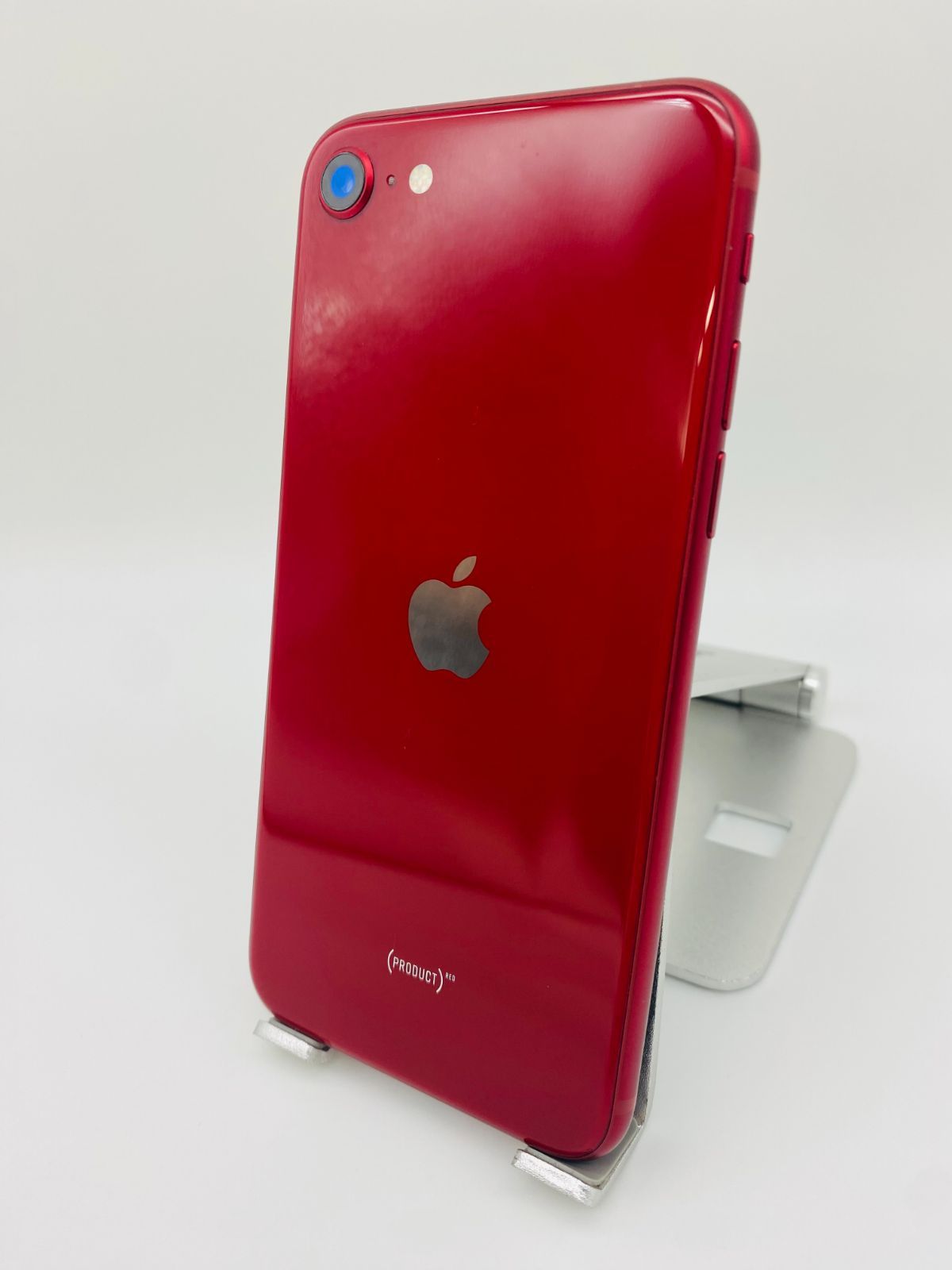 292★極美品★iPhone SE3 64GBレッド/純正新品バッテリー100% ☆極美品☆iPhone SE 第3世代 64GB レッド/シムフリー/純正新品