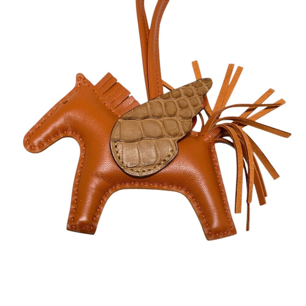 HERMES エルメス ロデオチャーム ペガサスPM クロコ Z刻印 バッグ