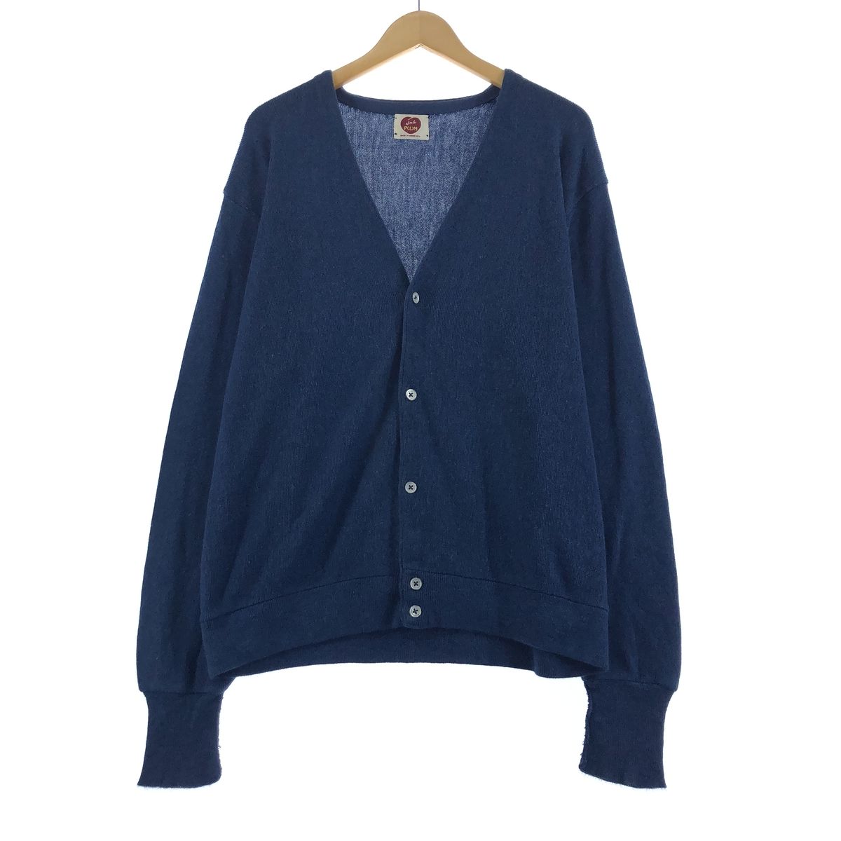 古着 jma PLUM アクリルニットカーディガン USA製 メンズXL/eaa372321