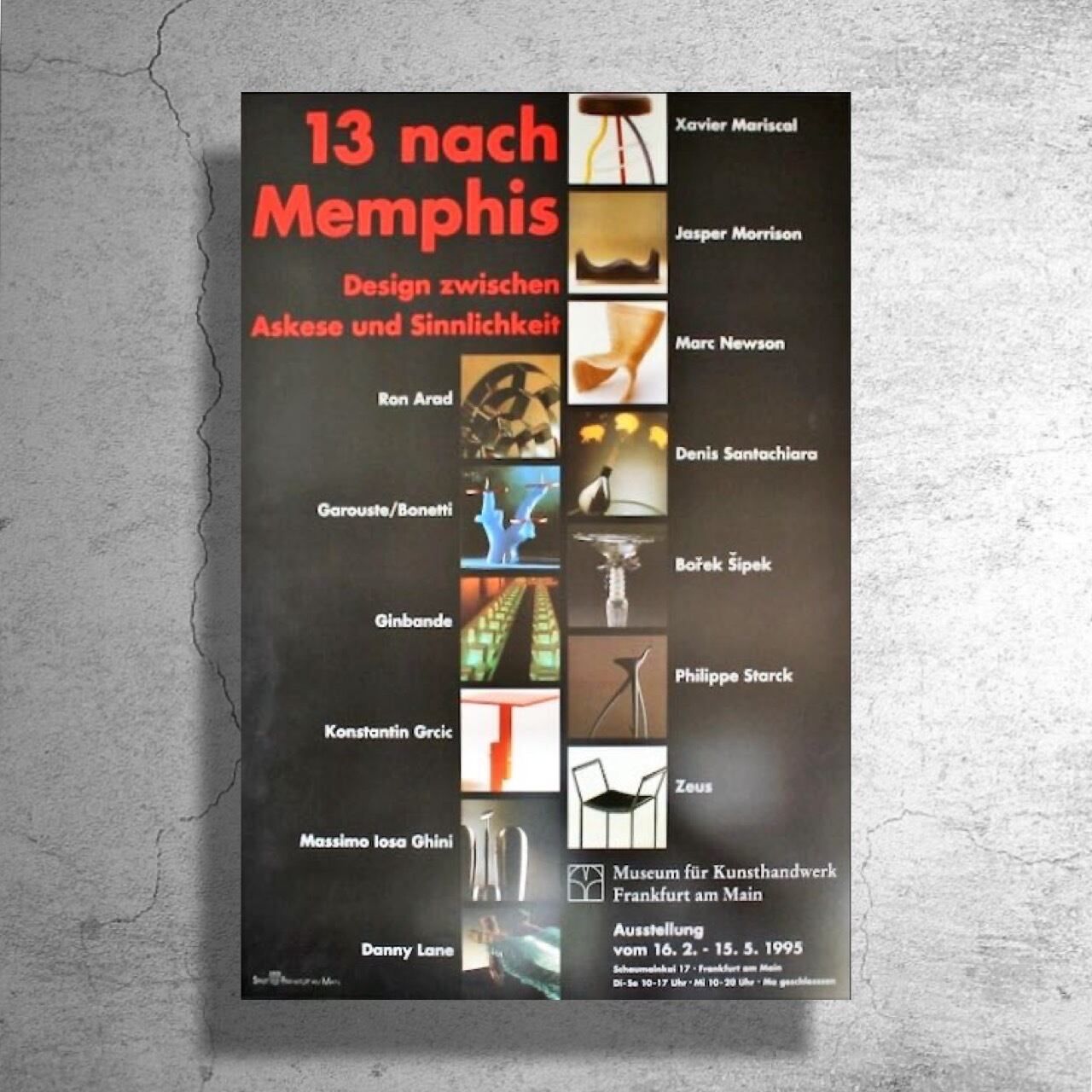 独00年代　Wagenfeld 展覧会ポスター Bauhaus ドイツデザイン ドイツ建築『BAUHAUS ヨースト・シュミット』財団公式デザインポスター