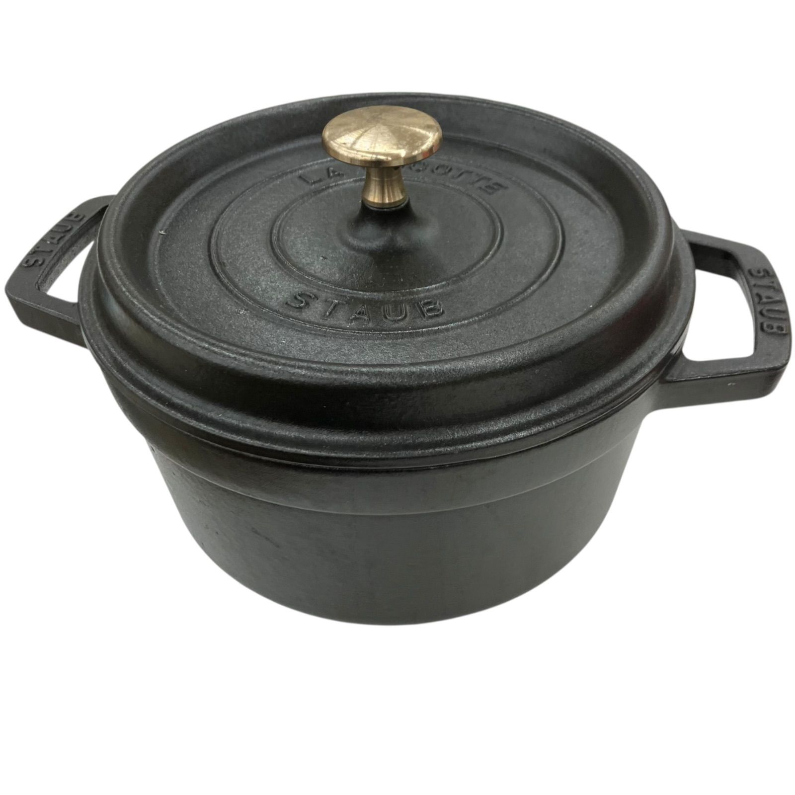 186000 現状品 Staub ストウブ 両手鍋 LA COCOTTE ラ ココット 20cm