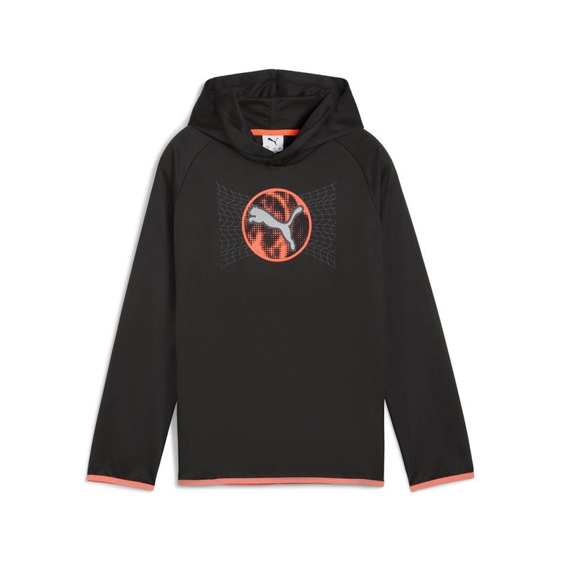 PUMA(プーマ) ACTIVE SPORTS ライトウェイト ポリ HD B スポーツスタイル ウェア トレーニングシャツ 528269、(01)PUMABlack