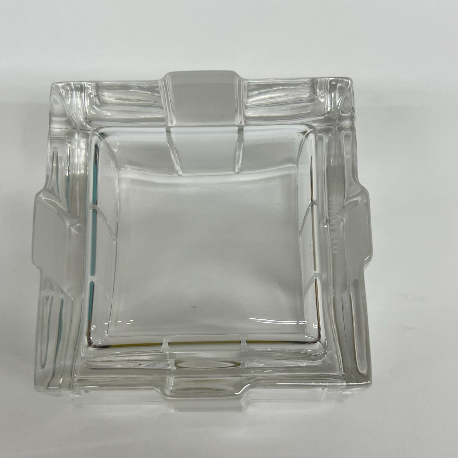 □【美品】 Tiffany&Co. ティファニー クリスタルボックス 小物