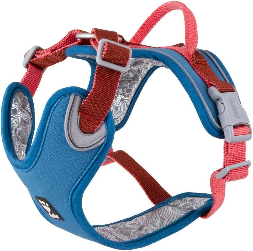 フルッタ Hurtta ウォーリアハーネス 40-45cm ワーミング 愛犬 ドッグラン 散歩 運動 反射テープ付き ハンドル付き