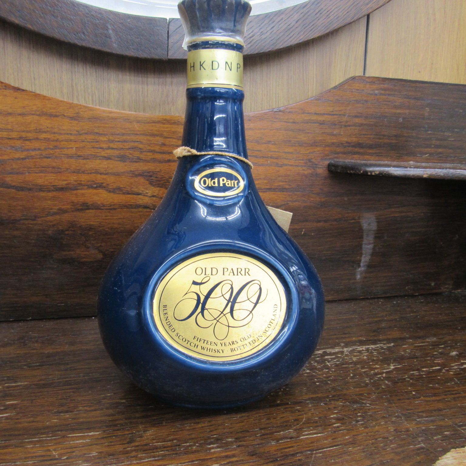 ウイスキー オールドパー 15年 500周年 青 陶器ボトル 750ml43% 1円