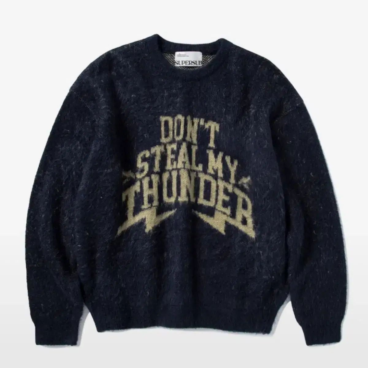 雷市場（ポンジャン）商品韓国直送】 スーパーサブ 起毛ニット ネイビー L
