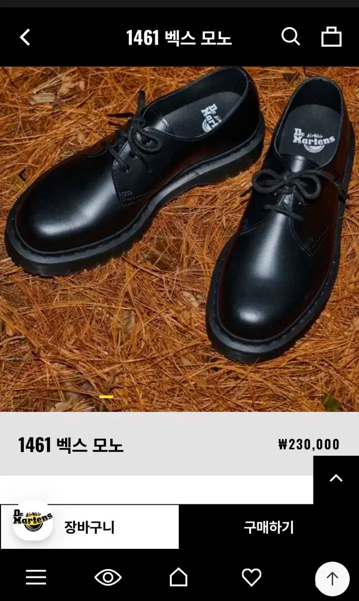 DR. MARTENS ドクターマーチン 1461 ベックスモノ 37 サイズ 店舗での新商品の