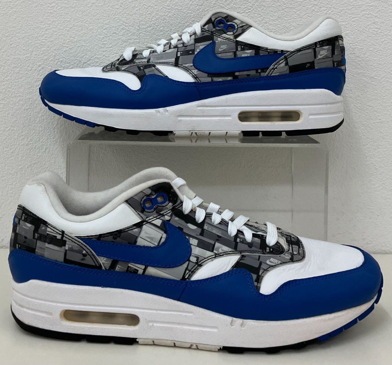 9/18迄 期間限定 タイムセール 26cm スニーカー ATMOS × NIKE AIR MAX 1 BLUE WE LOVE NIKE アトモス×ナイキ エアマックス1 ブルー AQ0927-100 靴 シューズ メンズ レディース キッズ