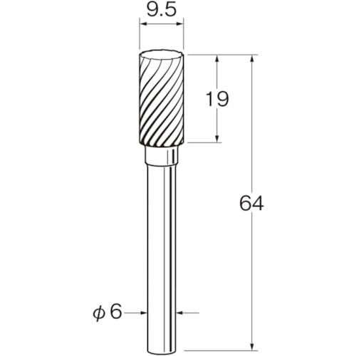 2営業日で発送 日本精密機械工作 リューター 超硬カッターK6114 K6114 8895