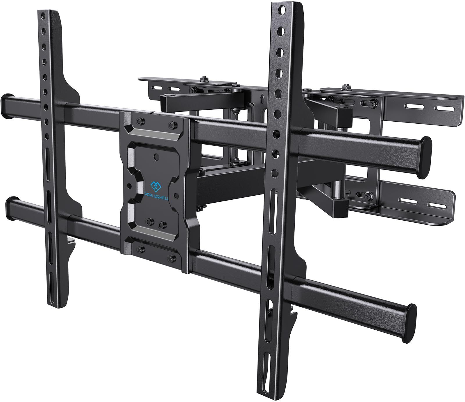 【人気商品】PERLESMITH テレビ壁掛け金具 32～75インチ対応 フルモーション式 耐荷重60kg tv壁掛け金具 かべかけ金具 テレビアーム ウォールマウント 前後＆左右&上下多角度調節 VESA600x400mm