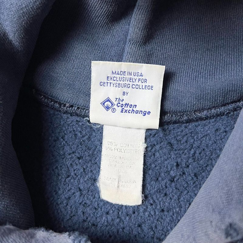 90s USA製 Cotton Exchange 2段 カレッジ プリント RWタイプ
