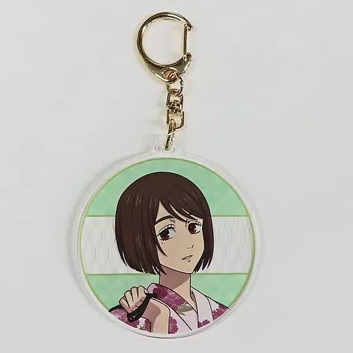 中古】キーホルダー 家入硝子(アップ) 「呪術廻戦×浅草花やしき 描き