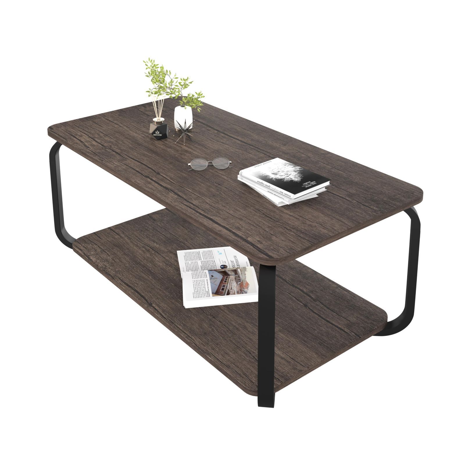 【特価商品】センターテーブル コーヒーテーブル リビング テーブル ローテーブル ルーム テーブル サイドテーブル XINYF R角保護 (グレー A80-40)