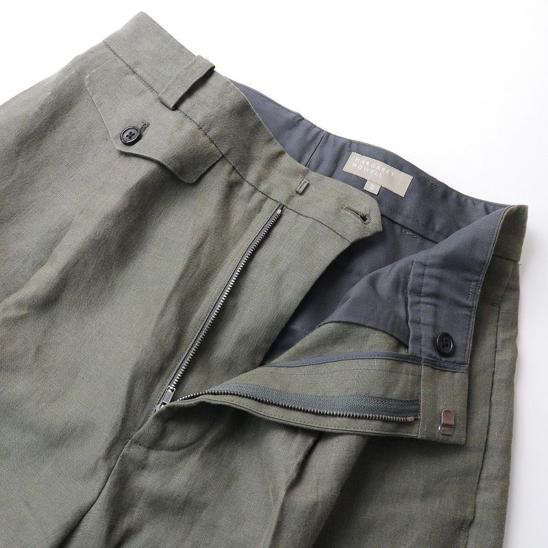 2022SS マーガレットハウエル MARGARET HOWELL LINEN TROUSERS