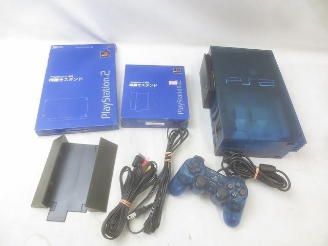 ゲーム プレイステーション2 PS2 本体 SCPH-37000 オーシャンブルー 動作品 周辺機器付き