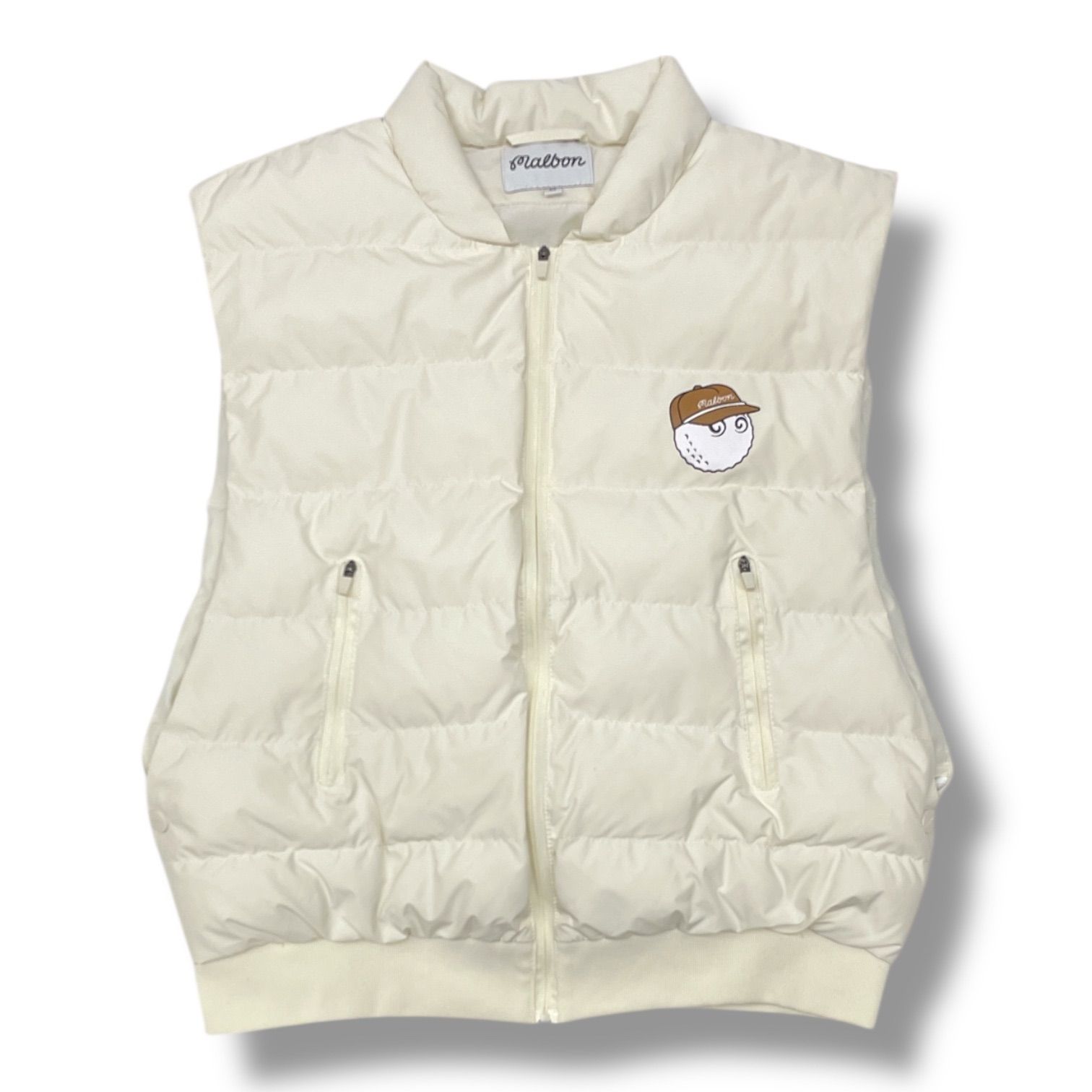 malbon Golf マルボンゴルフ ダウンベスト ゴルフウェア アウター ジャケット ゴルフ スポーツ 防寒 上着 M2122PSK13 白 ホワイト Mサイズ レディース 秋 冬 ゴーゴー古着マルイ北千住店 62 No.1044 LLC-HASEGAWATOSO_COM