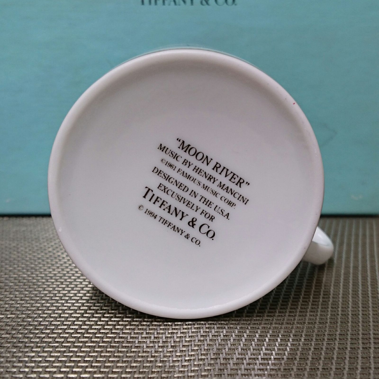 ティファニー ムーンリバー MOON RIVER カップ&ソーサー 元箱あり 中古 