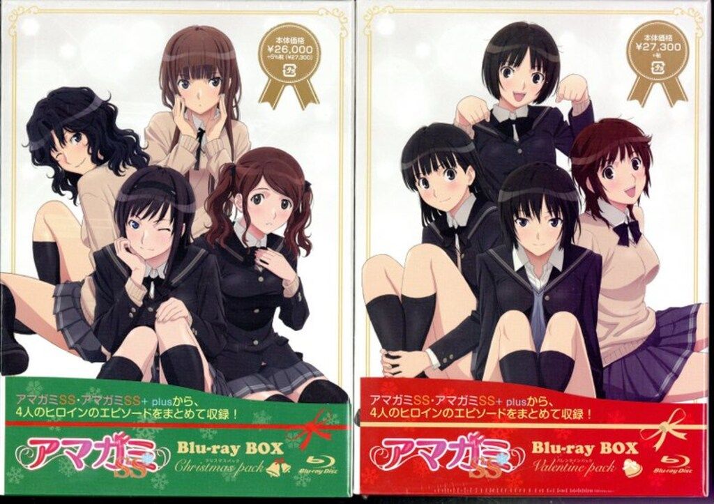 アニメBlu-ray アマガミSS Blu-ray BOX クリスマスパック バレンタインパック 全2BOX セット