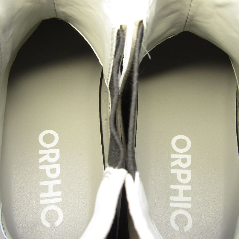 ORPHIC オルフィック US8 26cm サイドゴアブーツ CONSIST アルカンターラレザー ビブラムソール スニーカー グレー ARMY  GRAY 35003635 - メルカリ