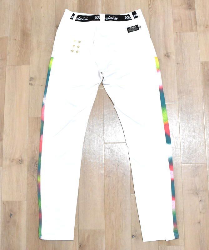 ラッセルノ ゴルフ ストレッチ スキニー カーゴ ロングパンツ 5 L ホワイト ゴルフウェア RS-2230738 Russeluno Golf