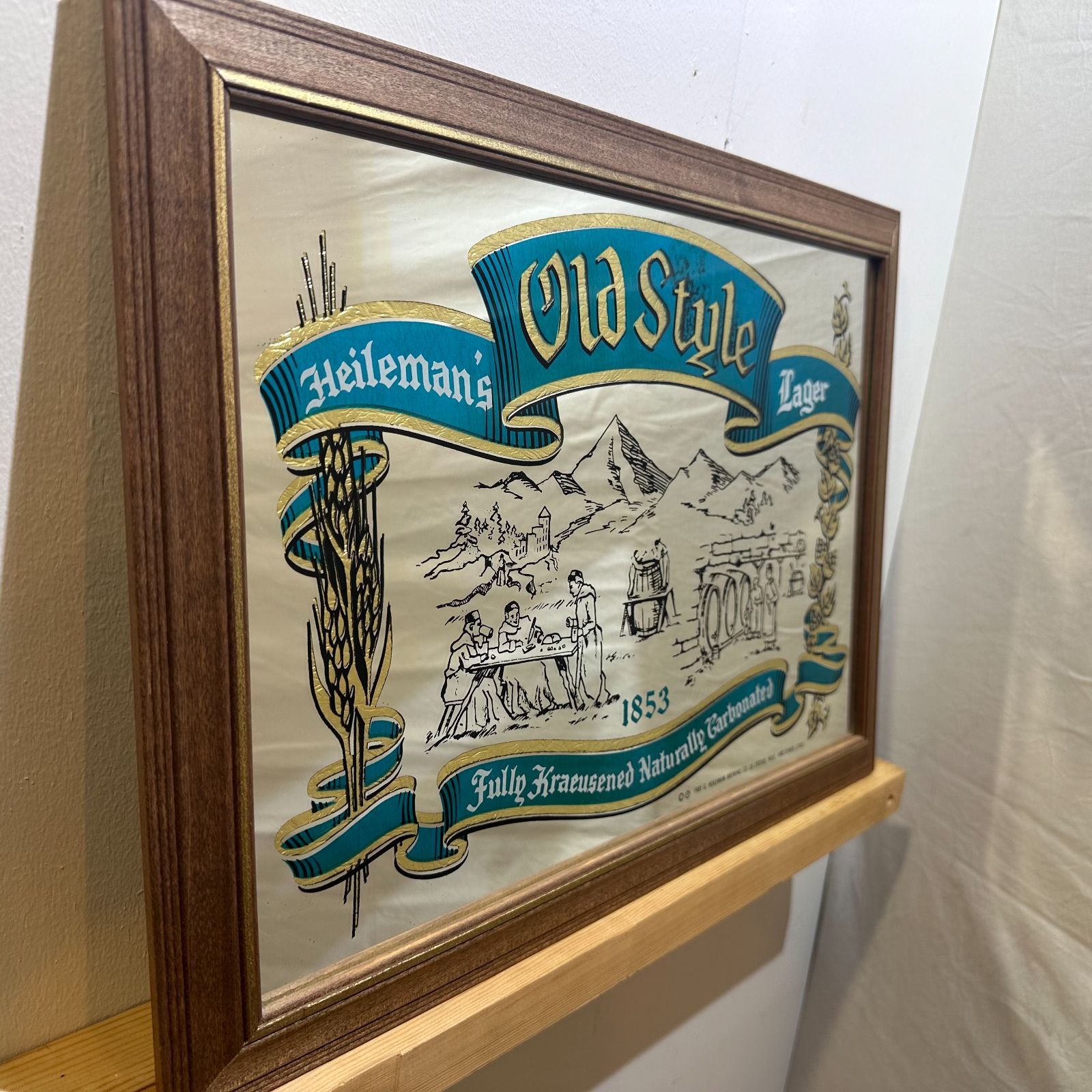 OLD STYLE BEER パブミラー オールドスタイル ビンテージ 鏡 OLD STYLE BEER パブミラー オールドスタイル ビンテージ 鏡 【公式通販】