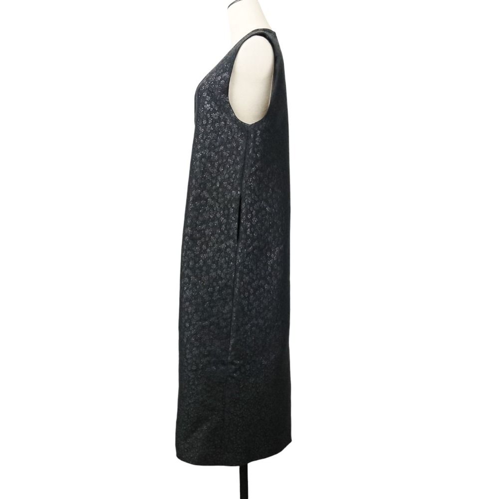 美品 24AW BLAMINK ブラミンク M.WINTER フラワージャガードVネック