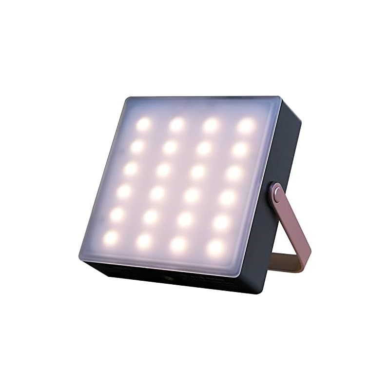 [山善] LED ランタン 充電式 10050mAh 防災 IP44 防水 防塵 調色3段階 明るさ4段階調整 軽量 コンパクト BBL-300(BK)