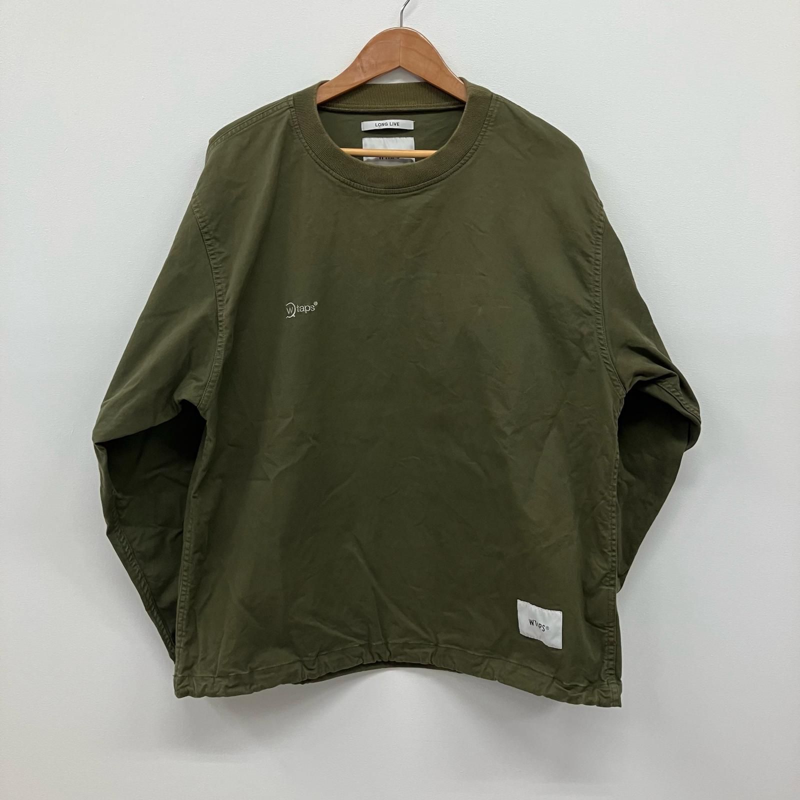 イオン広店 W TAPS | ダブルタップス 長袖シャツ LS | COTTON.TWILL 212brdt-shm05 カーキ サイズ 2 104