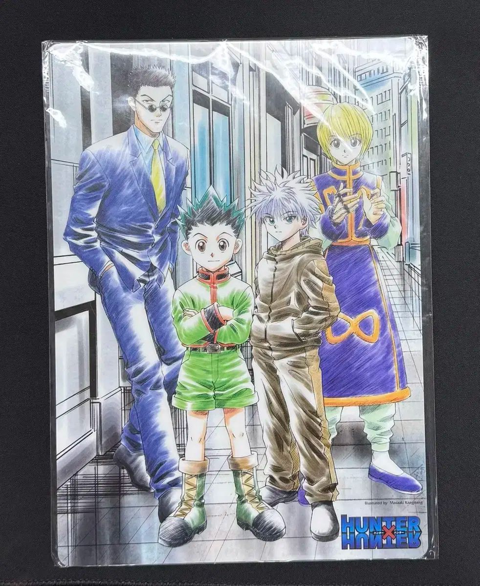 HUNTER×HUNTER 下敷き クラピカ / ゴン　キルア レオリオ　クロロ ハンターハンター「下敷き 1枚」ゴン キルア クラピカ レオリオ