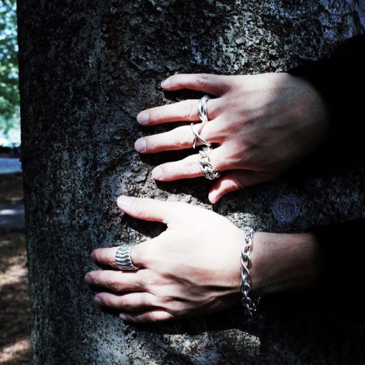 roundabout / Cross-Over Silver925 ring