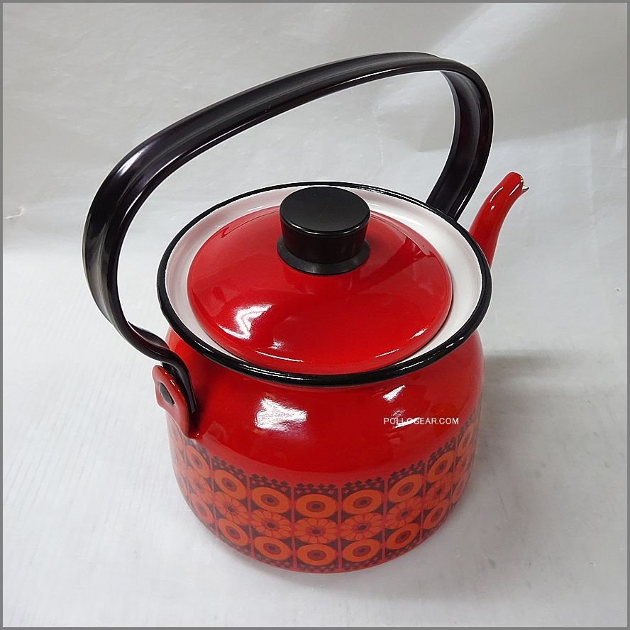 1960年代 北欧 ビンテージ FINEL フィネル ホーロー ケトル 琺瑯