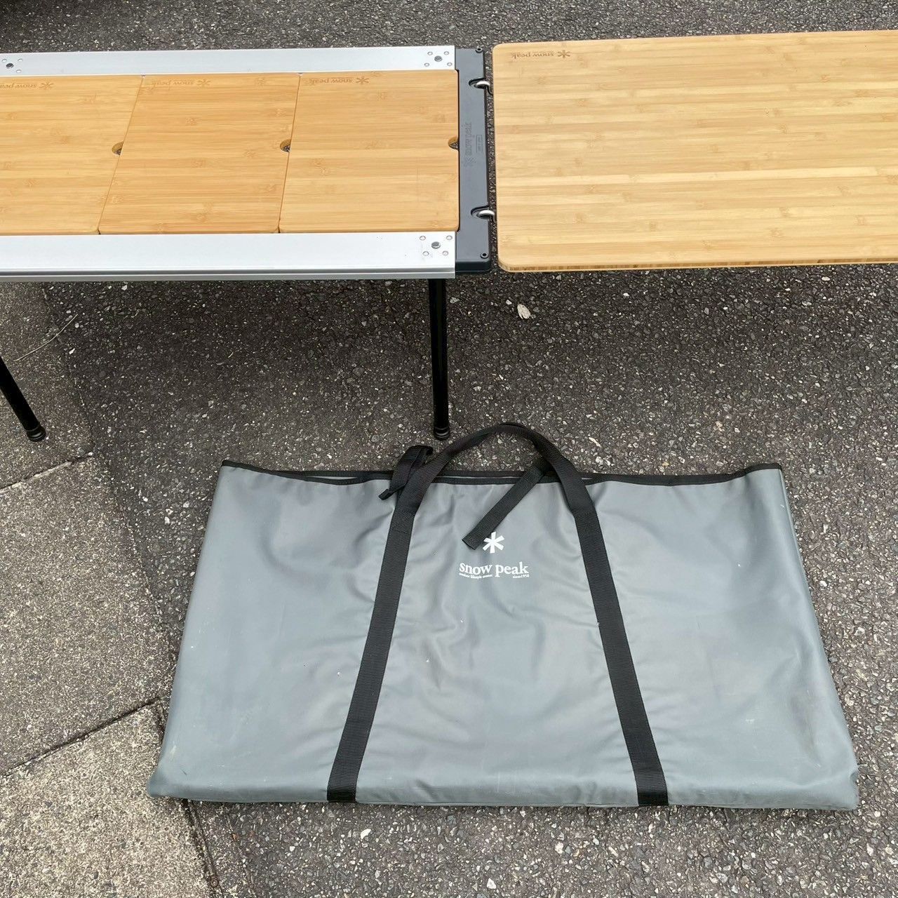 スノーピーク(snow peak) IGTセット アイアングリルテーブル 脚付 竹