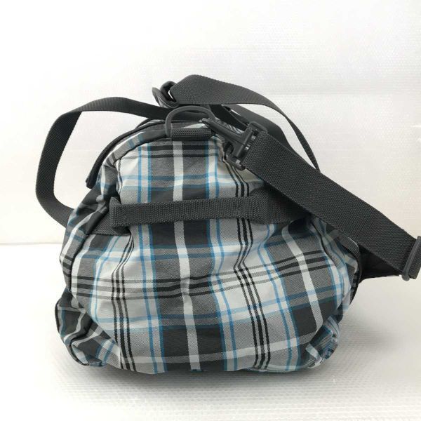 DAKINEスノーボードバッグ 青と黒のチェック柄 美品 DAKINE/ダカイン☆ボストンバッグ☆ブルー系チェック柄