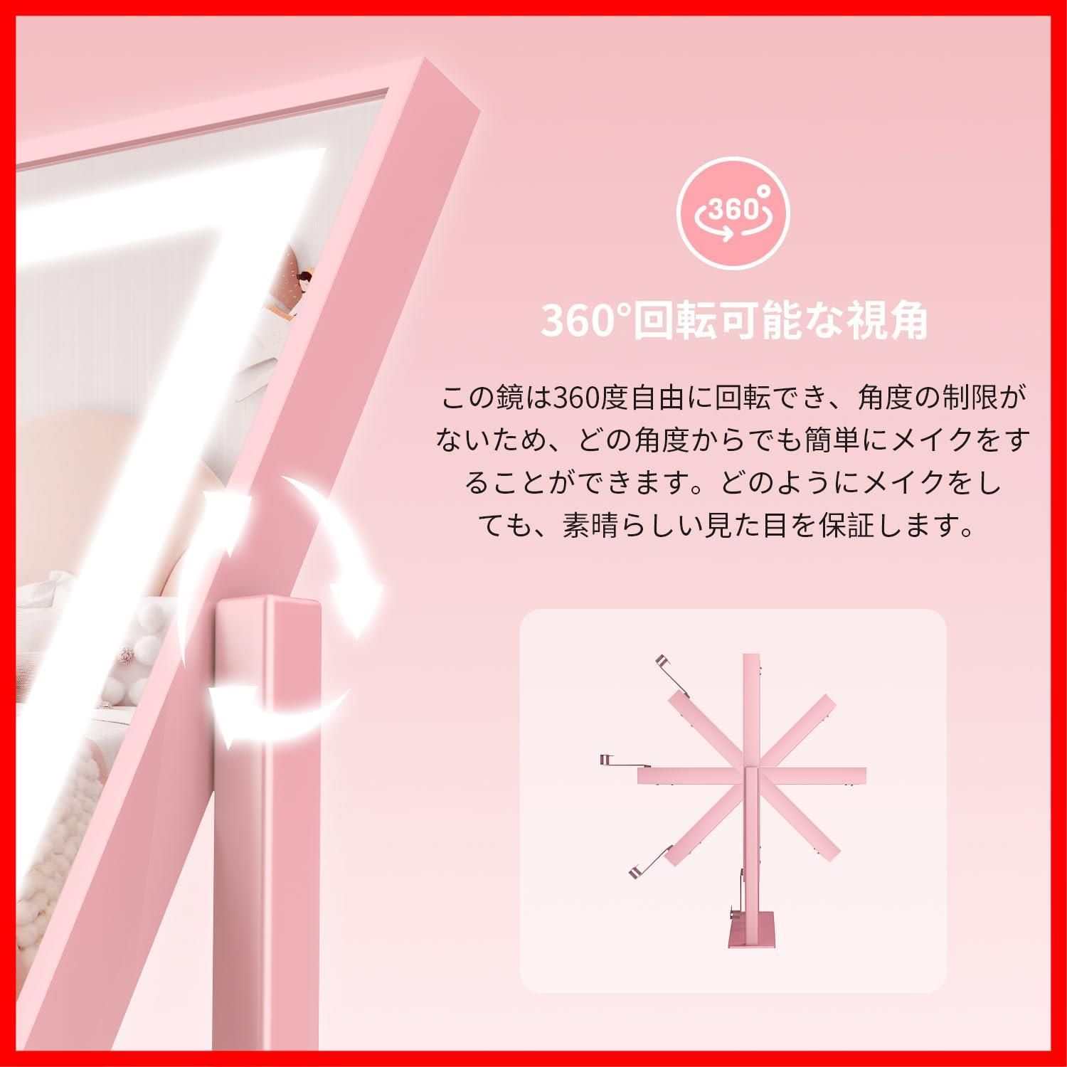 タグ付き未使用！ トゥララ TRALALA ファーレースミラー ピンク 手鏡