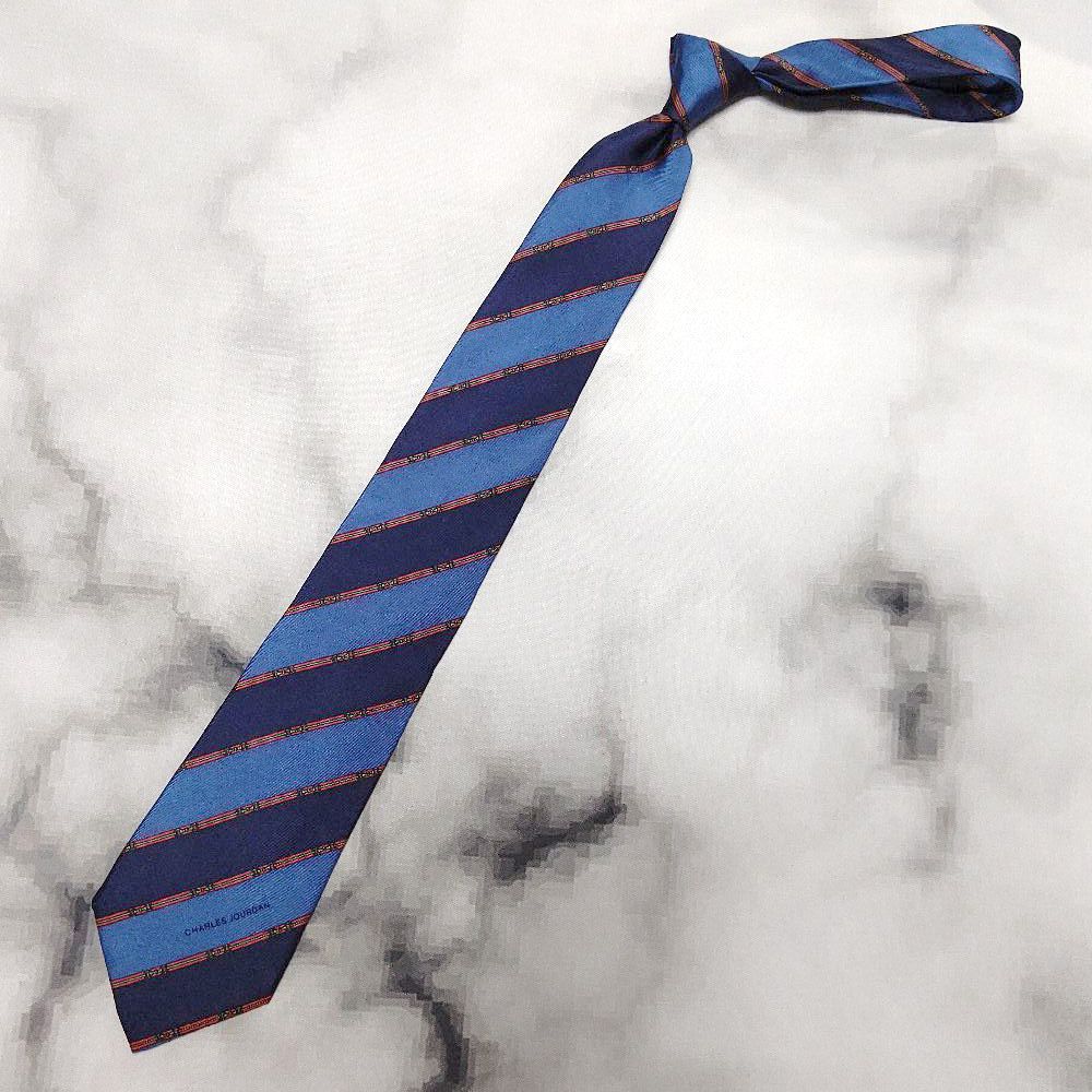 美品 ダンヒル ネクタイ ハイブランド レジメンタル ストライプ柄 光沢 希少 Dunhill - 美品 ダンヒル ネクタイ ハイブランド レジメンタル