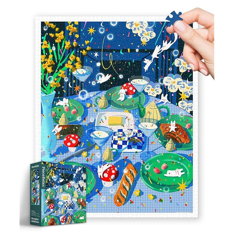 ピースリラックス(PieceRelax) 2000ピース プラ製ジグソーパズル【Fangyu Ma＿ パーティーナイト】(59X73cm)大人向け難しい 破片なし カチっとハマる[H3498]